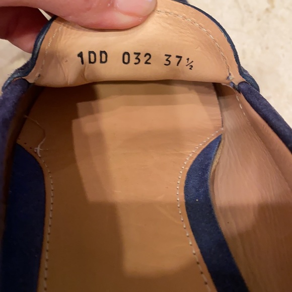 Prada navy suede driving shoes loafer - Picture 5 of 5